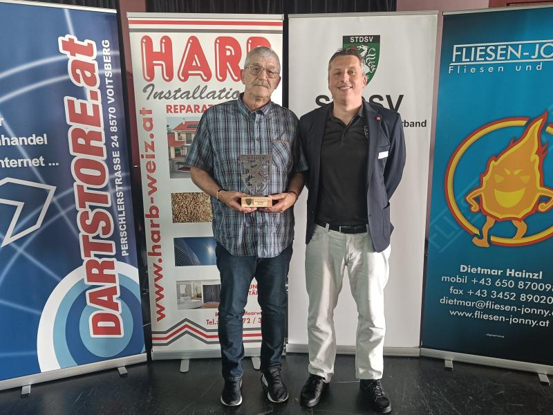 Obmann Moser Manfred und Präsident Cichy Thomas